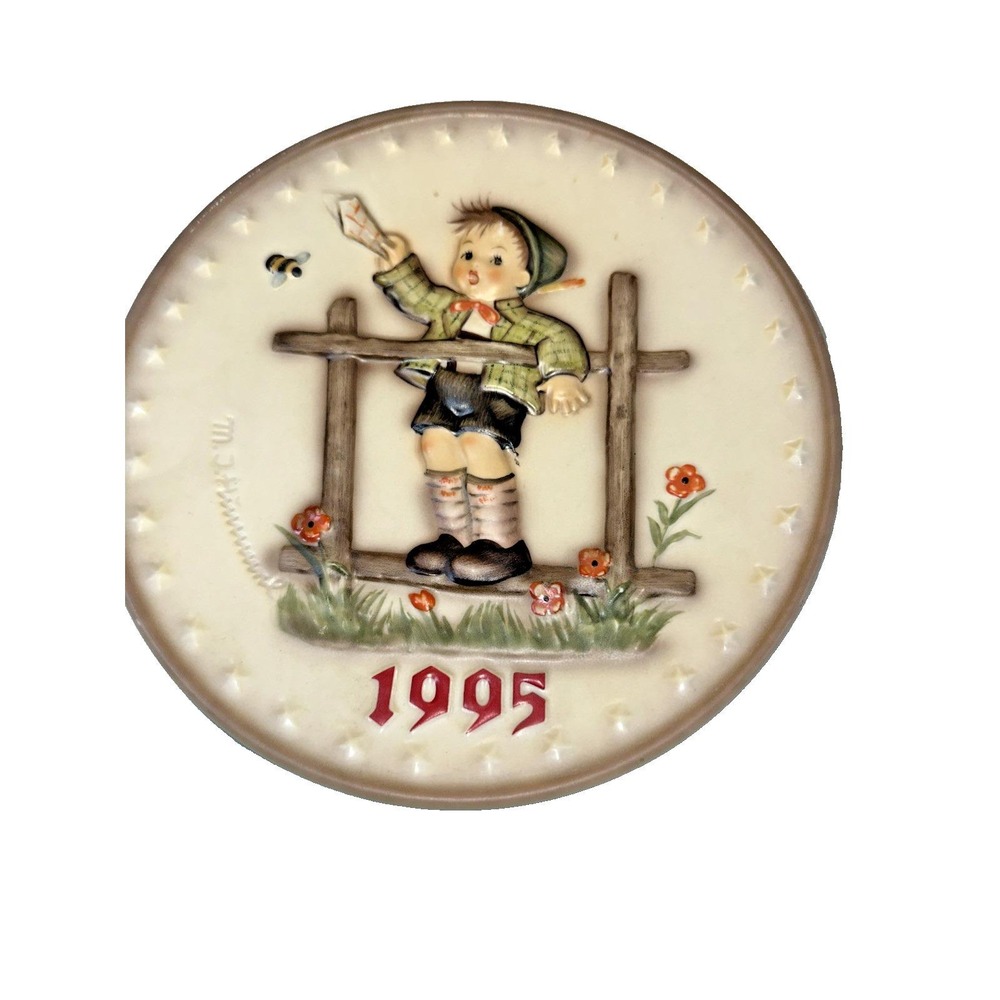 HUMMEL PLATE, 25th Annual Collector Plate, 1995, #291 (TMK-7)